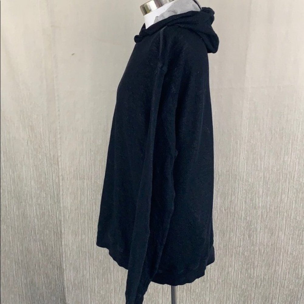 JOHN VARVATOS MEN’S BLACK GRAY HOODIE SHIRT XLARGE - Picture 3 of 6